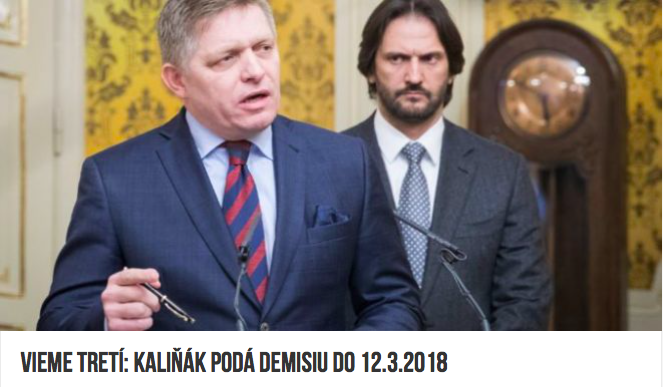 Snímka obrazovky 2018 03 12 o 9.29.22 OPäŤ mal DENNÍK POLITIKA pravdu. Kaliňák odstúpil!!!