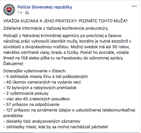 Snímka obrazovky 2018 09 17 o 15.53.01 ŠKANDÁL! VRAHa/Svedka KUCIAKa hľadajú cez fejsbuk