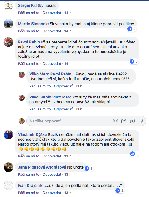 Snímka obrazovky 2018 09 30 o 10.34.47 SLOVáci PREMiérovi: Žiadne SÝRske SIROTY na SLOVEnsku nechceme