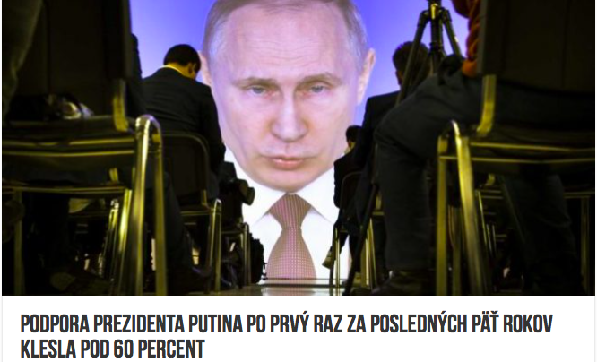 Snímka obrazovky 2019 01 14 o 19.52.23 Dôvera v MEDVEDeva KLESÁ. Ako zareaguje PUTIN?