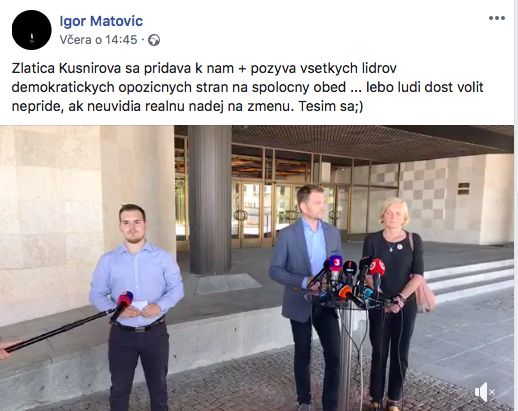 Snímka obrazovky 2019 06 19 o 15.17.00 Skoro svokru zaVRAŽDEného novinára KUCIAKa získal MATovič na svoju stranu. VIDEO
