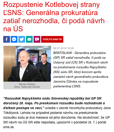 Snímka obrazovky 2019 07 16 o 13.51.39 FIASKO. Rezignuje GEN. PROKURÁTOR? TRIUMFálny ÚSPECH Kotlebu
