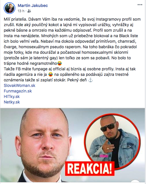 Snímka obrazovky 2019 07 16 o 8.44.56 NeÚSPEŠNÝ POLITIK: Kde aký pouličný KO*OT a lajná mi vypisovali urážky