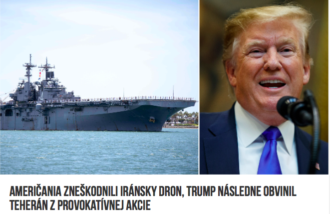 Snímka obrazovky 2019 07 20 o 11.19.25 VYPUKNE tretia SVETová VOJNA? USA vysiela vojakov do Saudskej Arábie