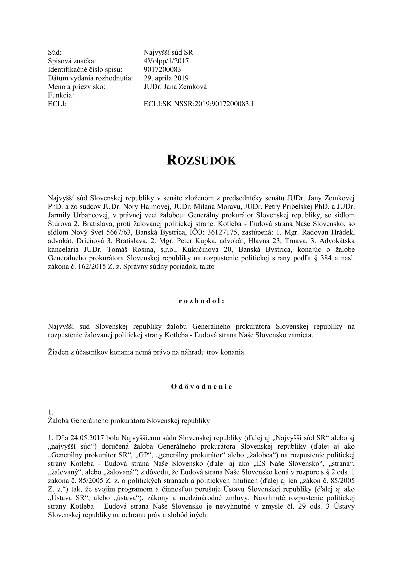 kotleba ns sr 01 FIASKO. Rezignuje GEN. PROKURÁTOR? TRIUMFálny ÚSPECH Kotlebu