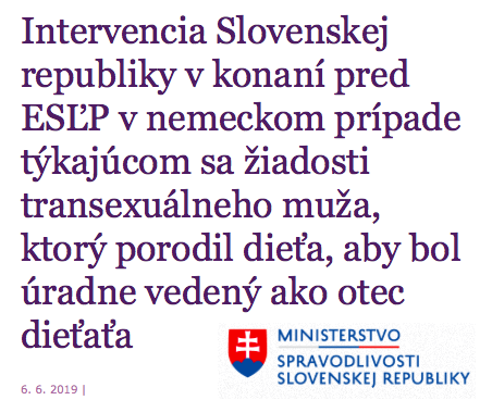 Snímka obrazovky 2019 08 01 o 9.56.55 TRANSEXuálny MUŽ je MATKOU DIEŤAťa. KTO stojí za touto INTERVENCIOU Slovenskej republiky?