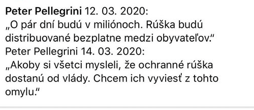 Snímka obrazovky 2020 03 14 o 19.03.38 Protekčné rúška len pre vyvolených ?