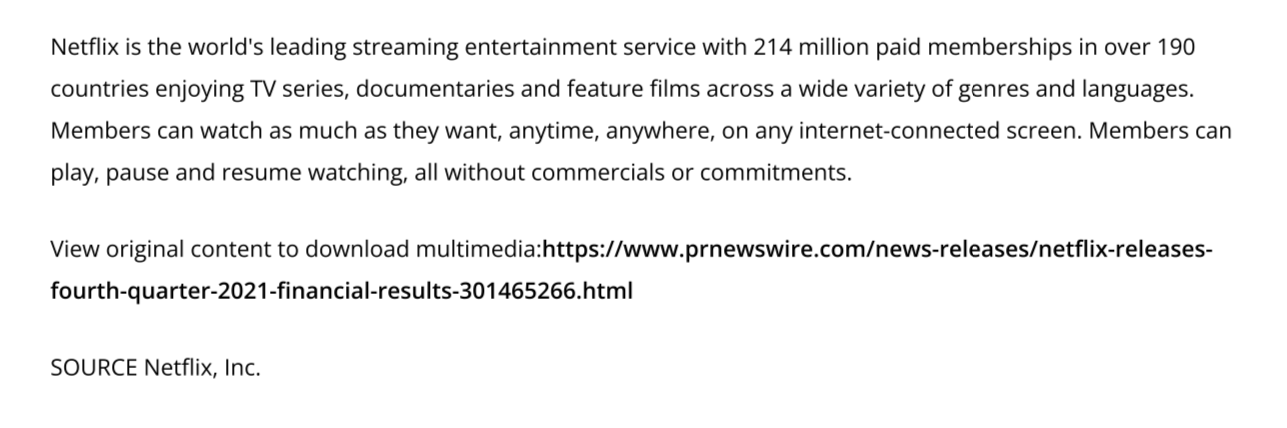 Snimka obrazovky 2022 01 26 o 13.21.51 Netflix na tom nie je dobre. Akcie zažili prudký pád