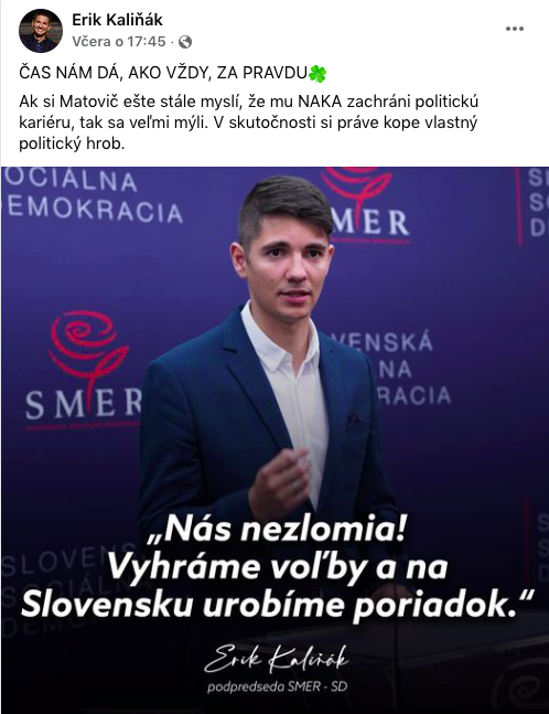 Snimka obrazovky 2022 04 21 o 20.25.37 KISKA: MAFIÁnsky ŠTÁT. Kaliňák: NA SLOVENSKU KONČÍ PRÁVNY ŠTÁT